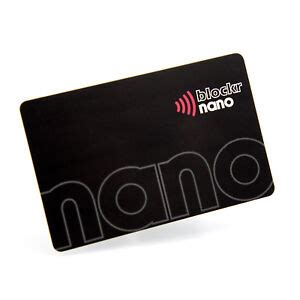 blockr nano rfid card|what is rfid blocking card.